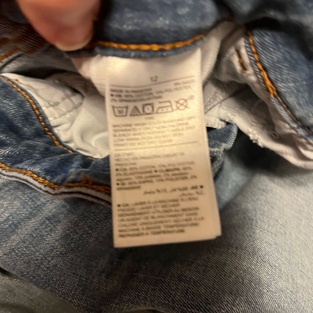 Calvin Klein Jeans Light Blue Ripped Skinny Jeans - Picture 4 of 7